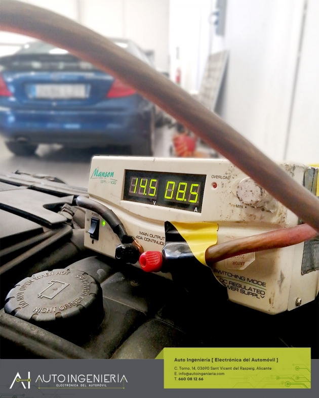 Regeneración de batería - Mercedes Clase C en Alicante