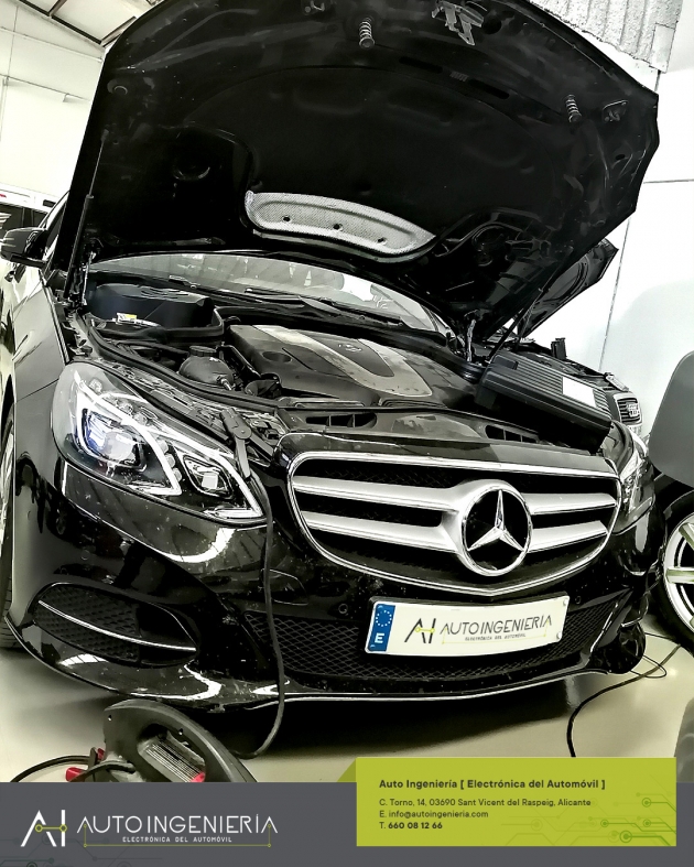 Reparación del cuadro de instrumentos de Mercedes W212 en Alicante