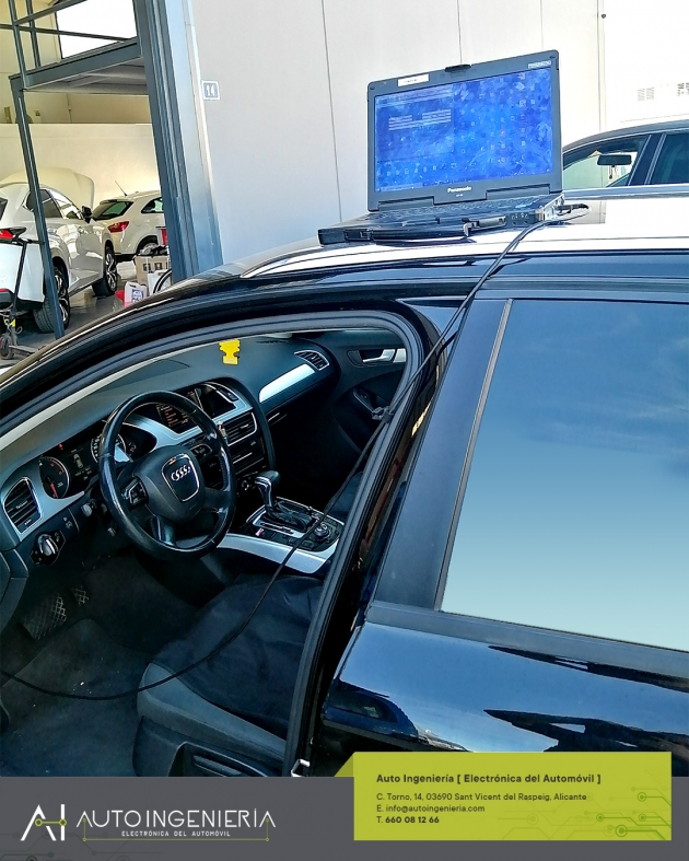 Reprogramación de potencia en Audi A4 3.0 tdi en Alicante